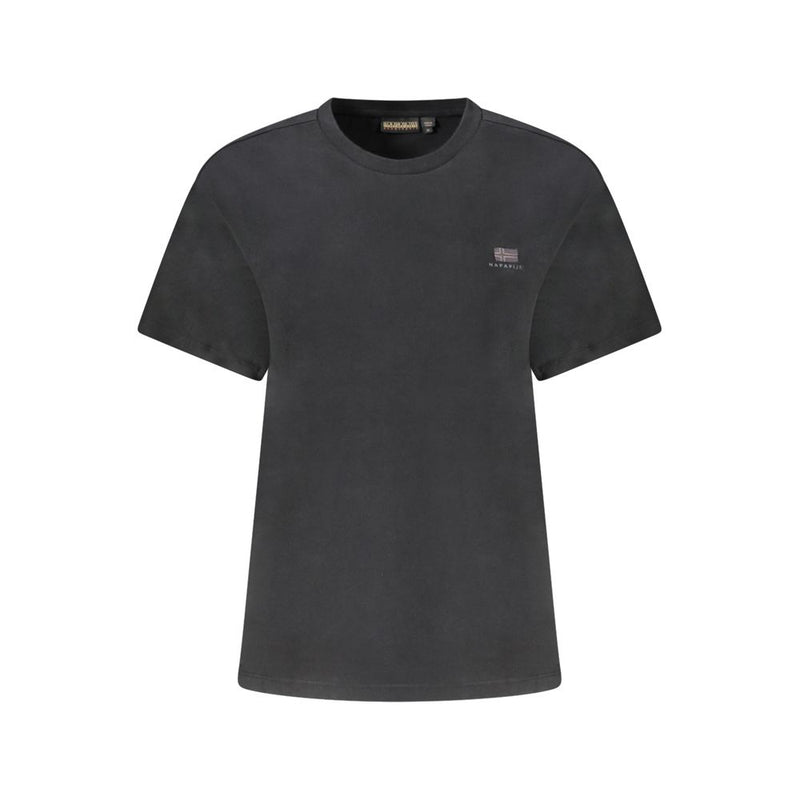 Black Cotton T-Shirt