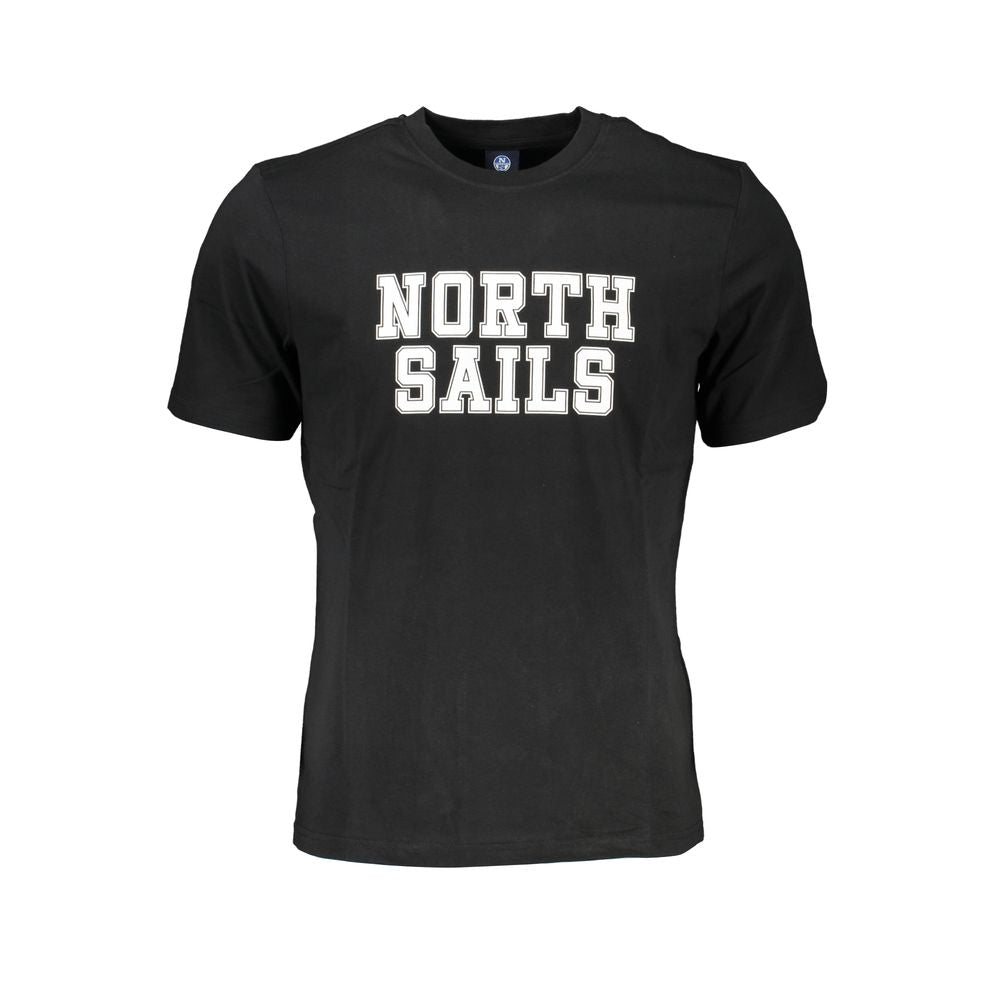 Black Cotton T-Shirt-North Sails-LabelTerrace.com