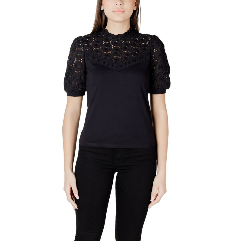 Black Cotton T-Shirt