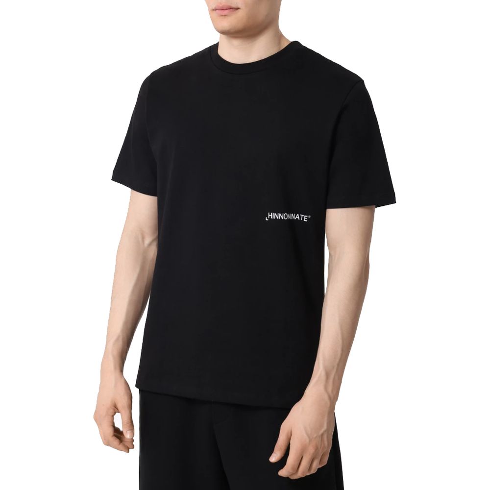 Black Cotton T-Shirt-Hinnominate-LabelTerrace.com