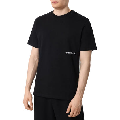 Black Cotton T-Shirt-Hinnominate-LabelTerrace.com