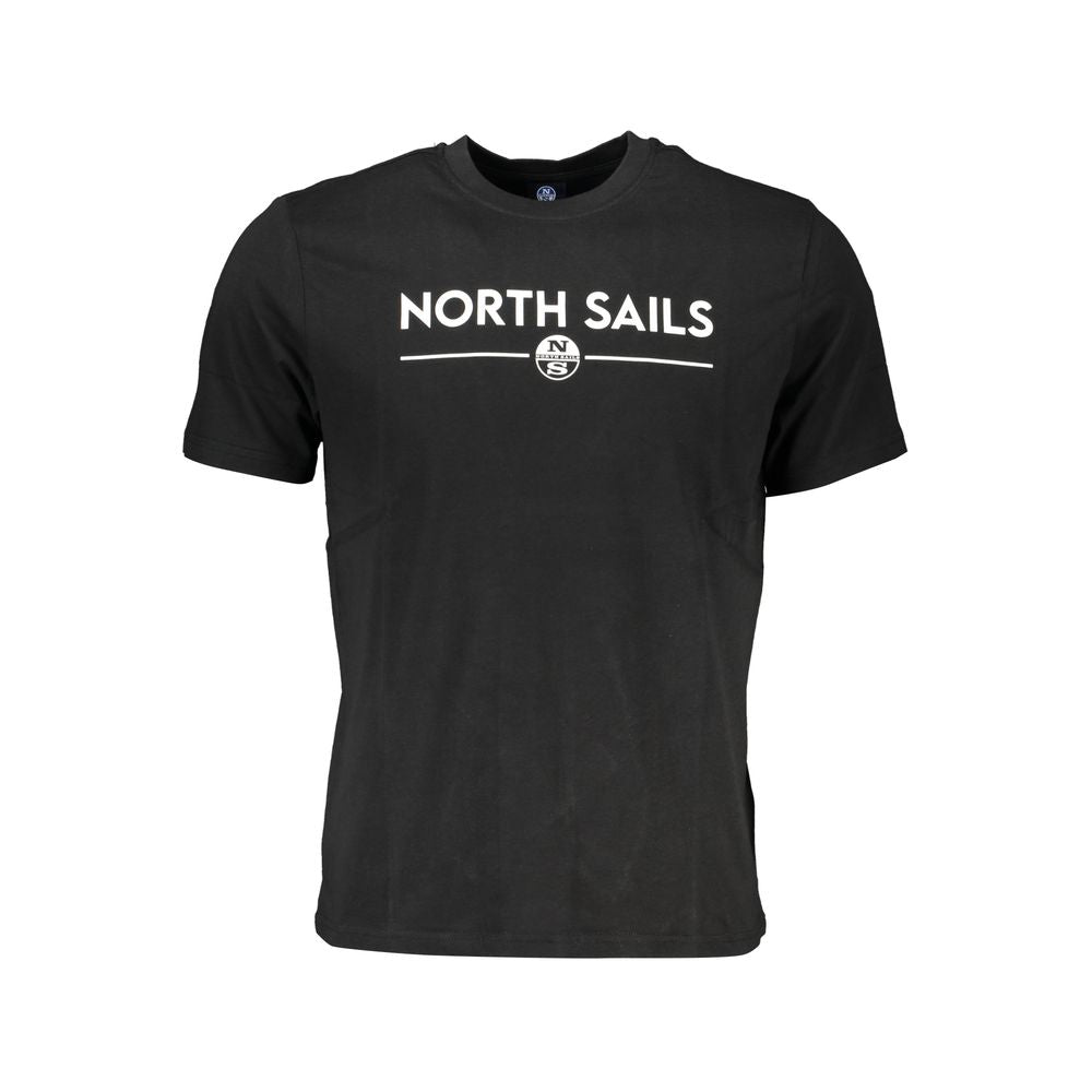 Black Cotton T-Shirt-North Sails-LabelTerrace.com