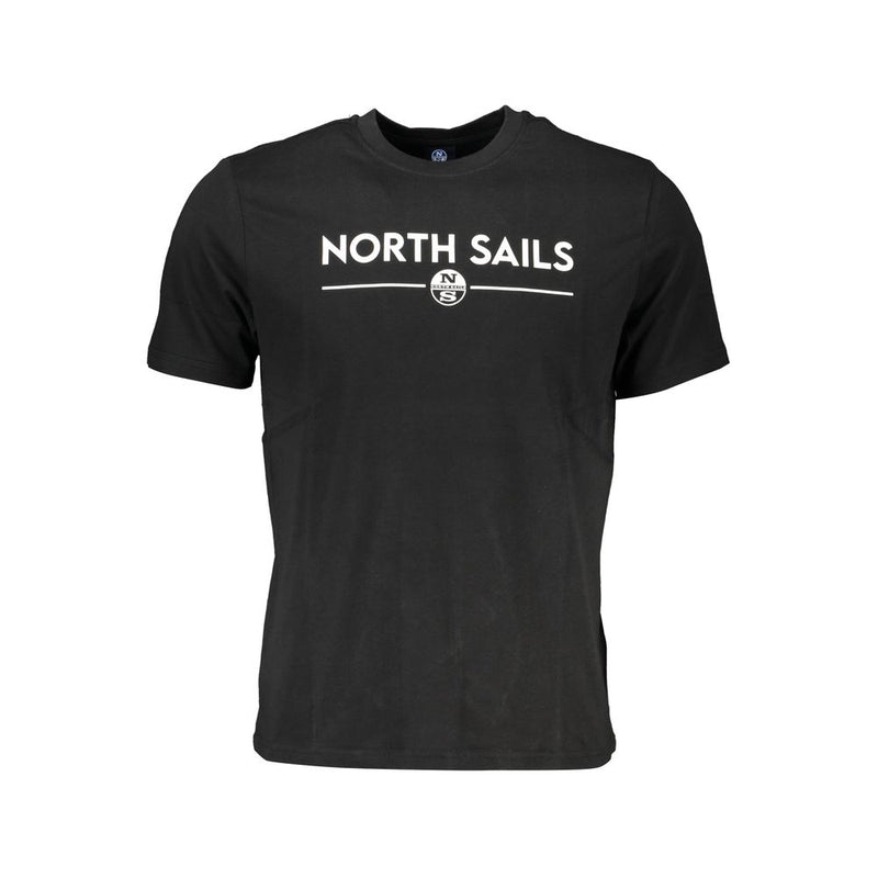 Black Cotton T-Shirt-North Sails-LabelTerrace.com