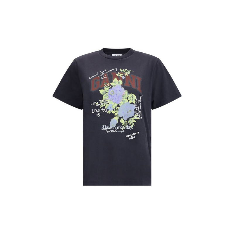 Black Cotton T-Shirt