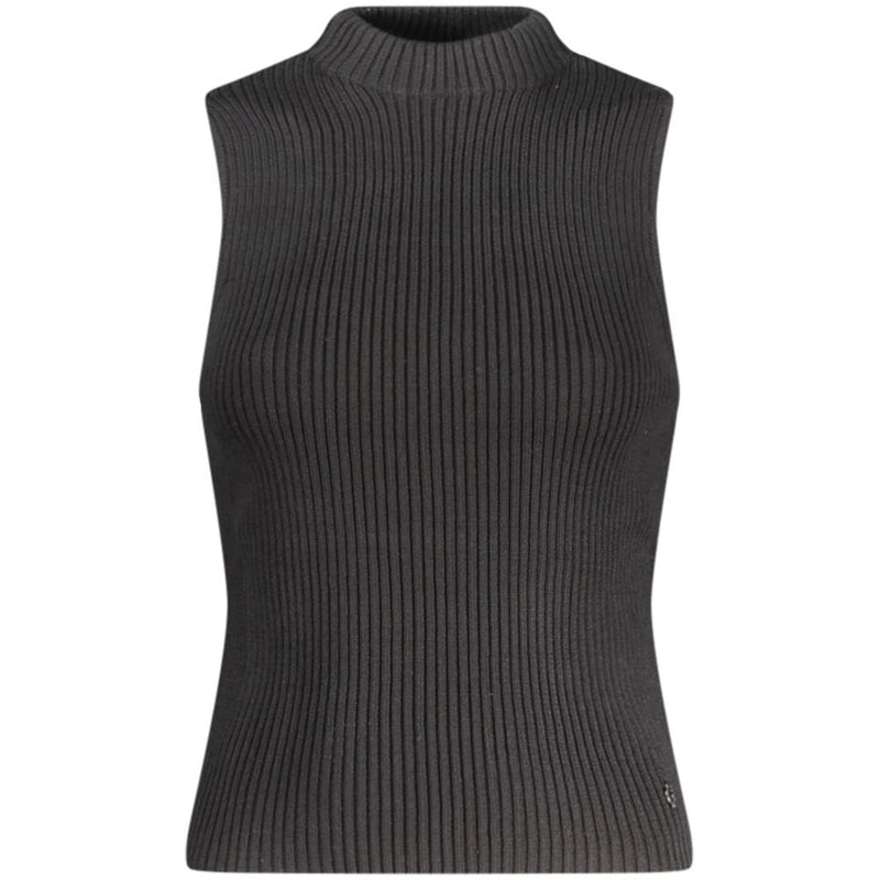 Black Cotton Tank Top