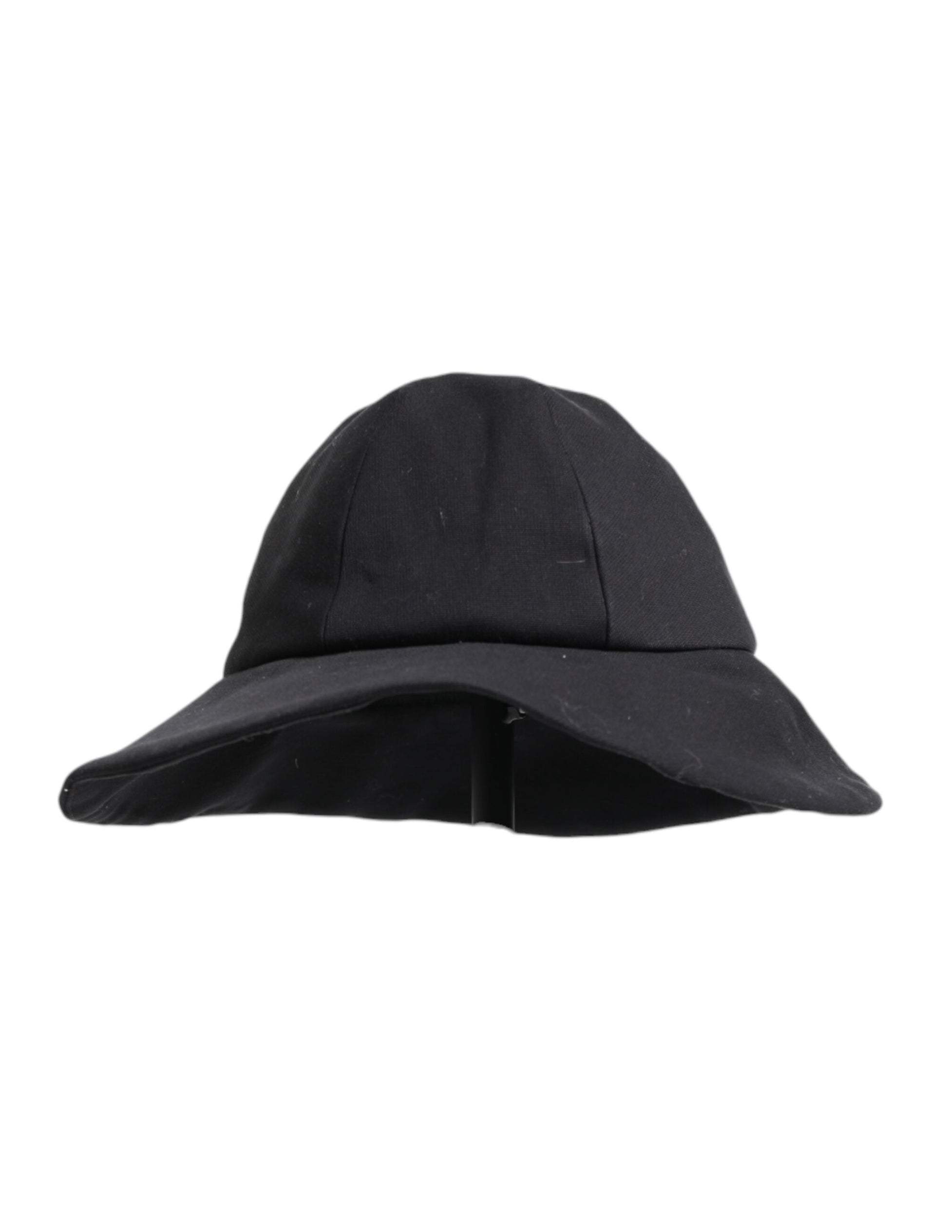 Black Cotton Wide Brim Bucket Hat-Dolce & Gabbana-LabelTerrace.com