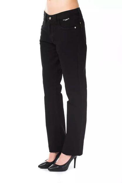 Black Cotton Women Pant