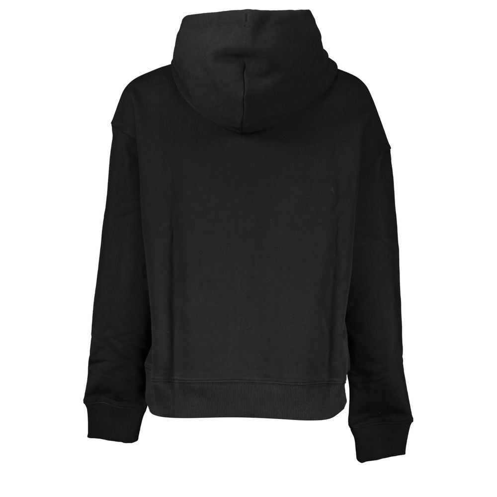 Black Cotton Women Sweater-Tommy Hilfiger-LabelTerrace.com