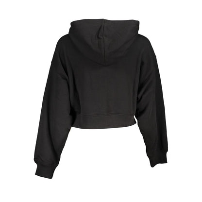 Black Cotton Women Sweater