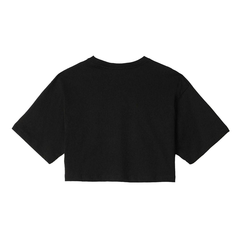 Black Cotton Women T-Shirt-Hinnominate-LabelTerrace.com