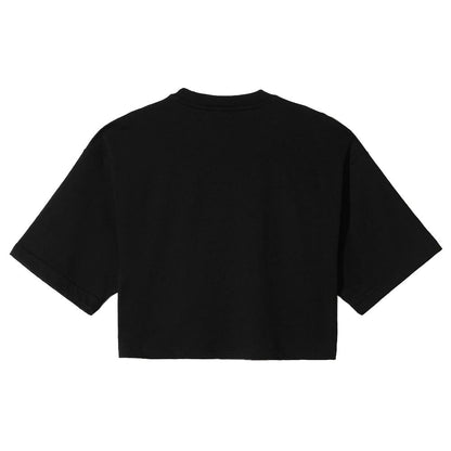 Black Cotton Women T-Shirt-Comme Des Fuckdown-LabelTerrace.com