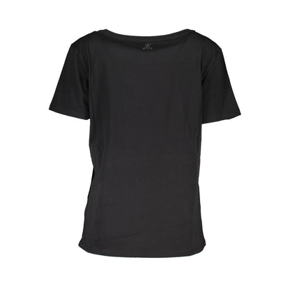 Black Cotton Women T-Shirt-Patrizia Pepe-LabelTerrace.com