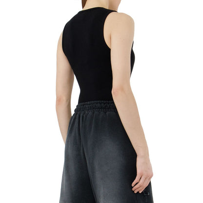 Black Cotton Women T-Shirt-Comme Des Fuckdown-LabelTerrace.com