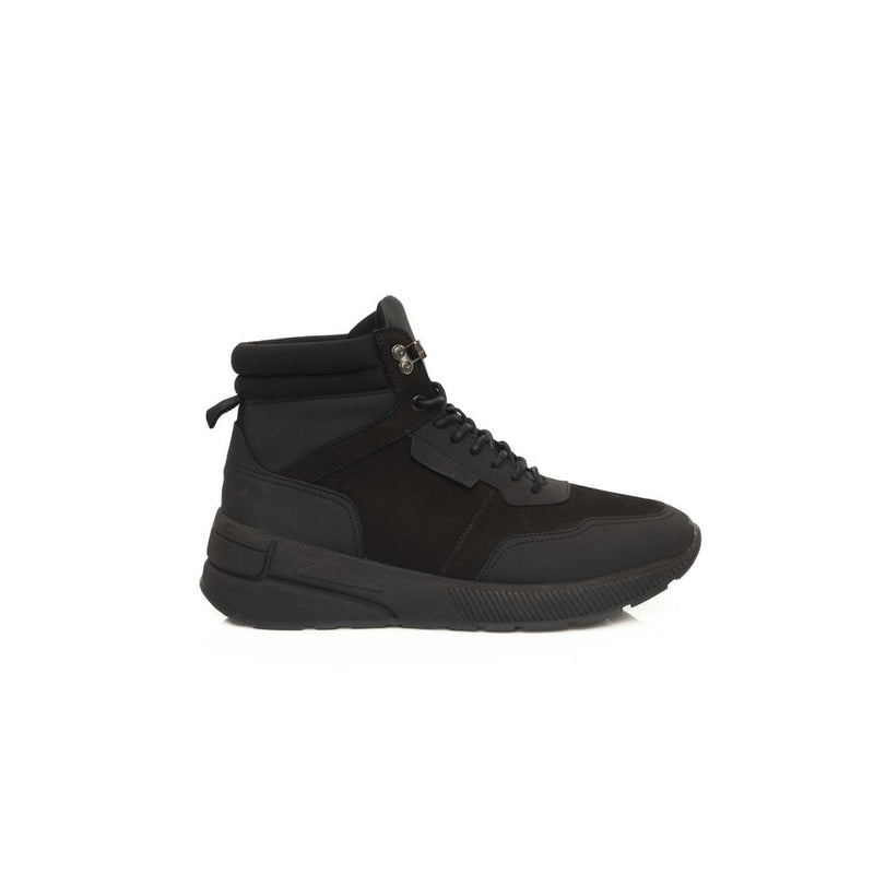 Black Cowhide Sneaker