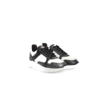 Black Cowhide Women Sneaker-Cerruti 1881-LabelTerrace.com