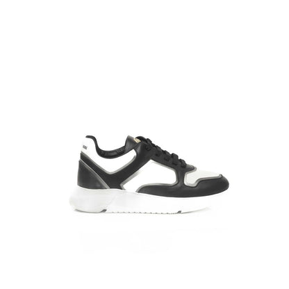 Black Cowhide Women Sneaker-Cerruti 1881-LabelTerrace.com