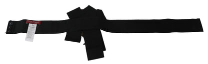Black Crystal Brooch Wide Wai SATORIA Belt-Dolce & Gabbana-LabelTerrace.com