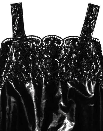 Black Cut Out A-line Sheath Mini Dress