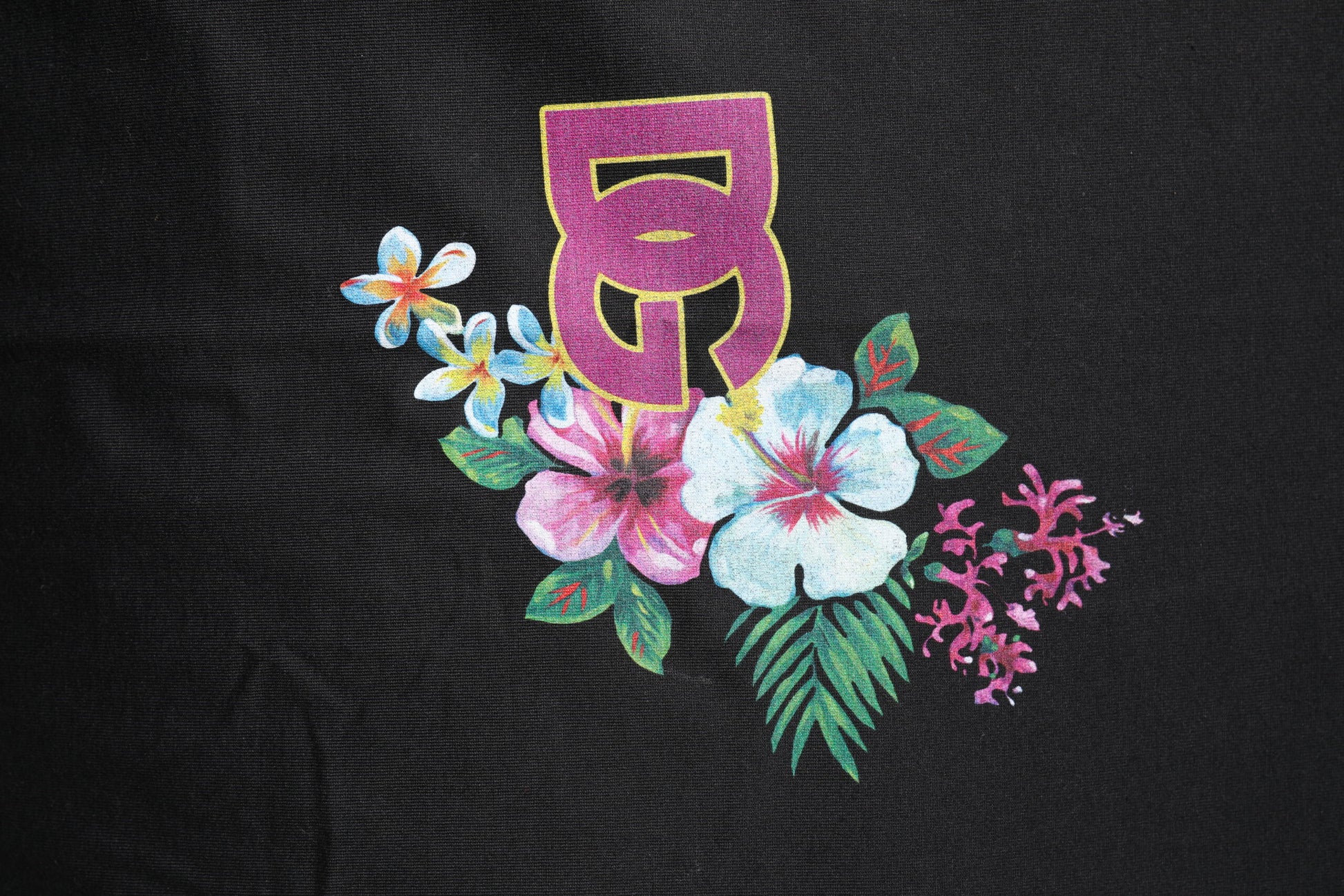 Black DG Floral Print Crew Neck T-shirt-Dolce & Gabbana-LabelTerrace.com