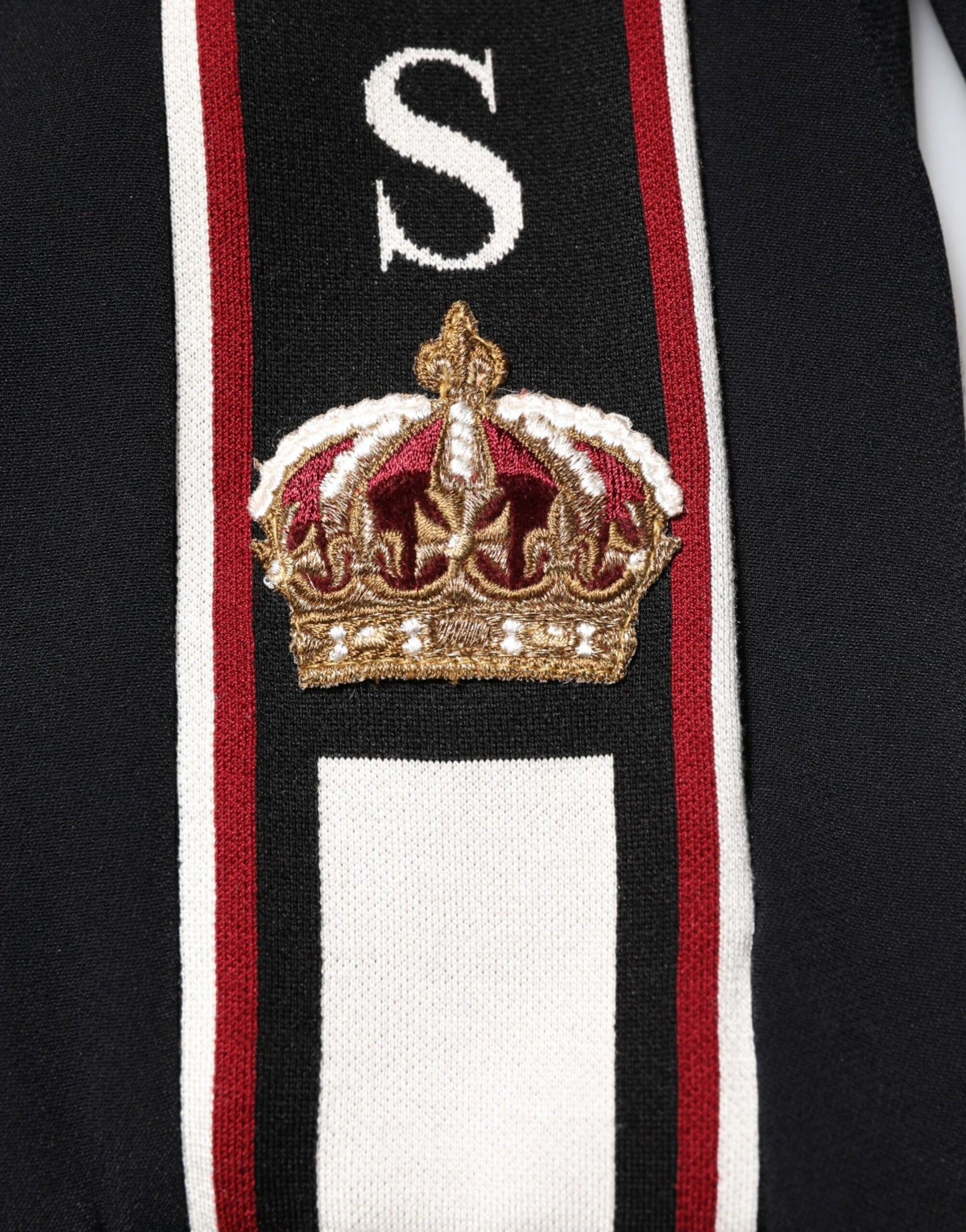 Black DG King Full Zip Sweatshirt Sweater-Dolce & Gabbana-LabelTerrace.com