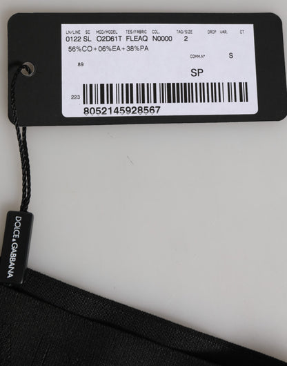 Black DG Logo Lace High Brief Panty Underwear