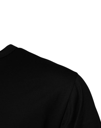 Black #DGMILLENNIALS Cotton Crew Neck T-shirt-Dolce & Gabbana-LabelTerrace.com