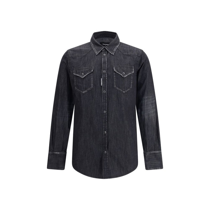 Black Denim Shirt