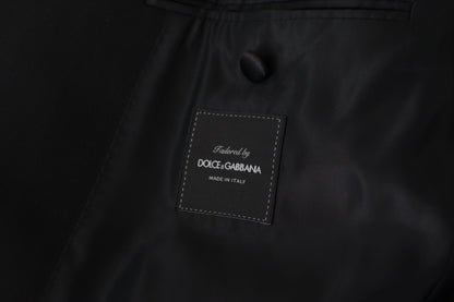 Black Double Breasted Coat Blazer Jacket