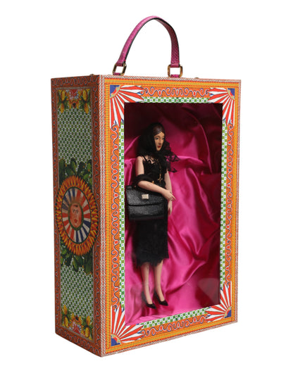 Black Dress Ceramic Porcelain Fashion Leather Sicily Dolls-Dolce & Gabbana-LabelTerrace.com