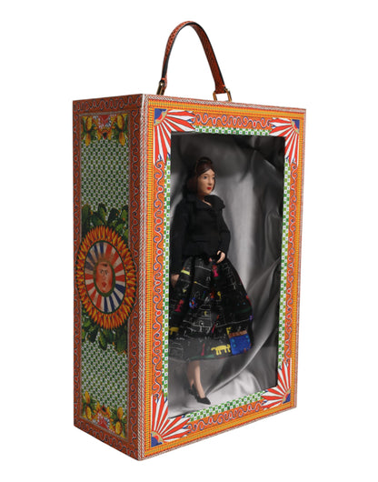 Black Dress Ceramic Porcelain Fashion Leather Sicily Dolls-Dolce & Gabbana-LabelTerrace.com