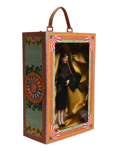 Black Dress Ceramic Porcelain Fashion Leather Sicily Dolls-Dolce & Gabbana-LabelTerrace.com