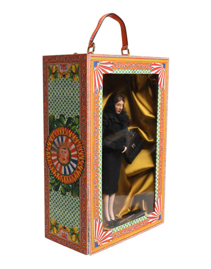 Black Dress Ceramic Porcelain Fashion Leather Sicily Dolls-Dolce & Gabbana-LabelTerrace.com