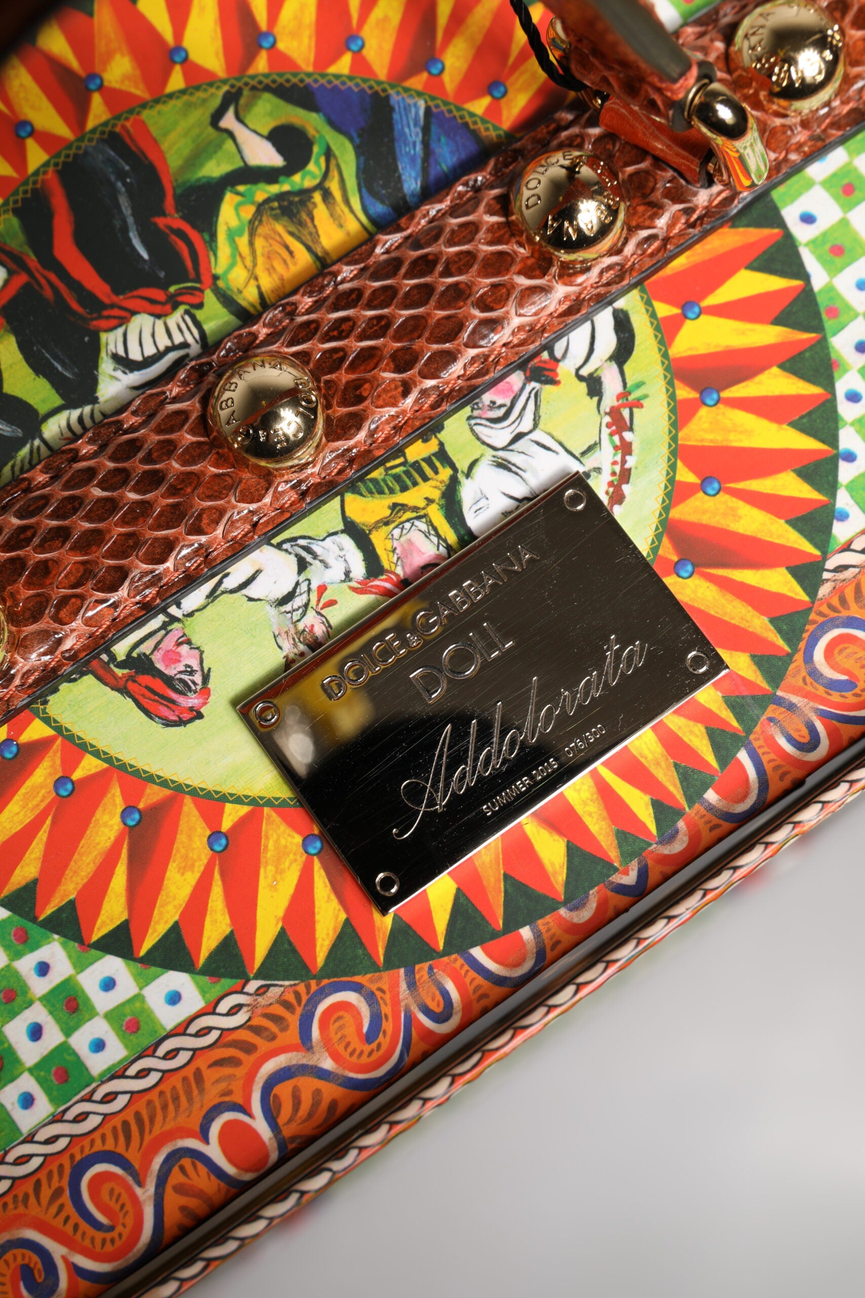 Black Dress Ceramic Porcelain Fashion Leather Sicily Dolls-Dolce & Gabbana-LabelTerrace.com