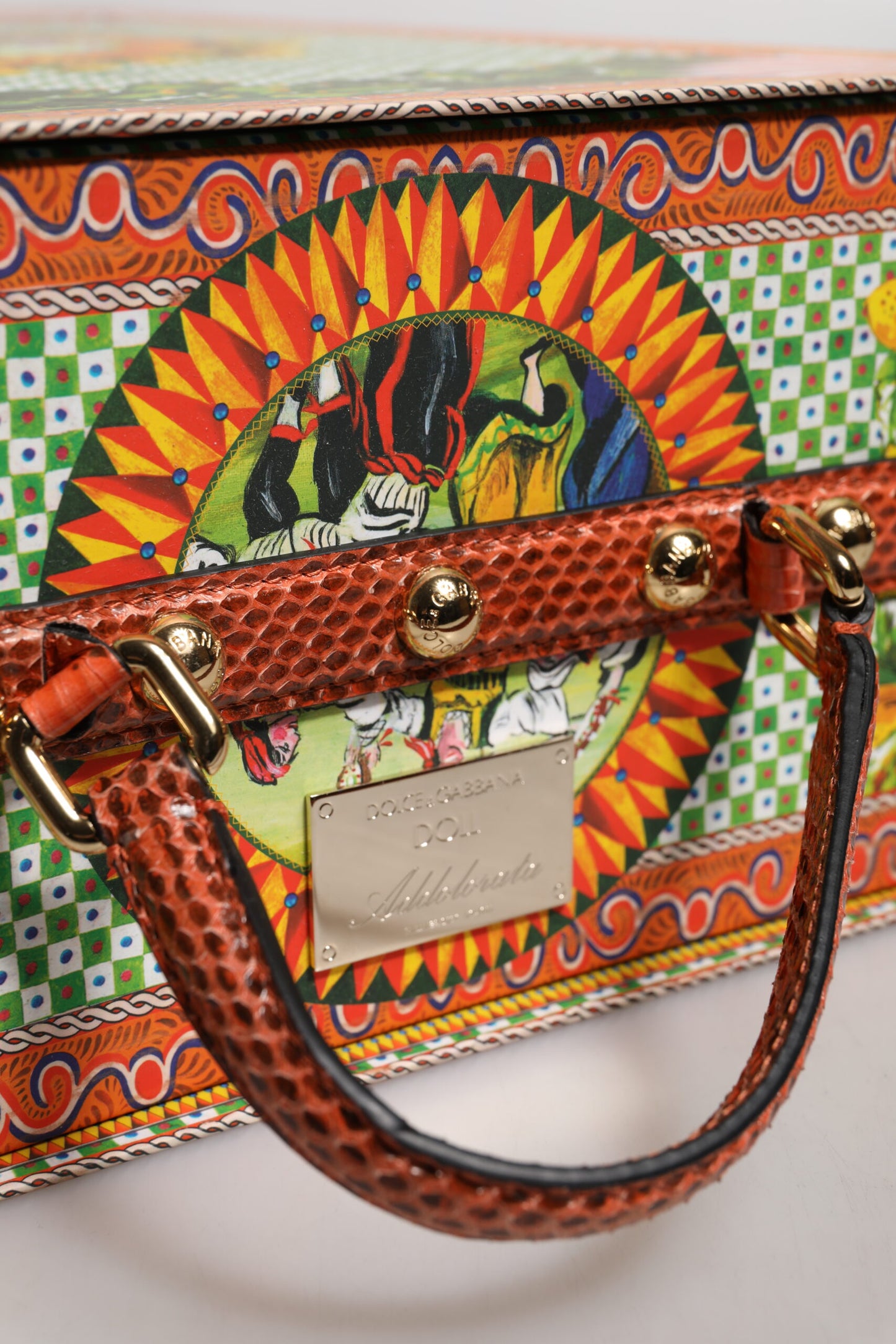 Black Dress Ceramic Porcelain Fashion Leather Sicily Dolls-Dolce & Gabbana-LabelTerrace.com