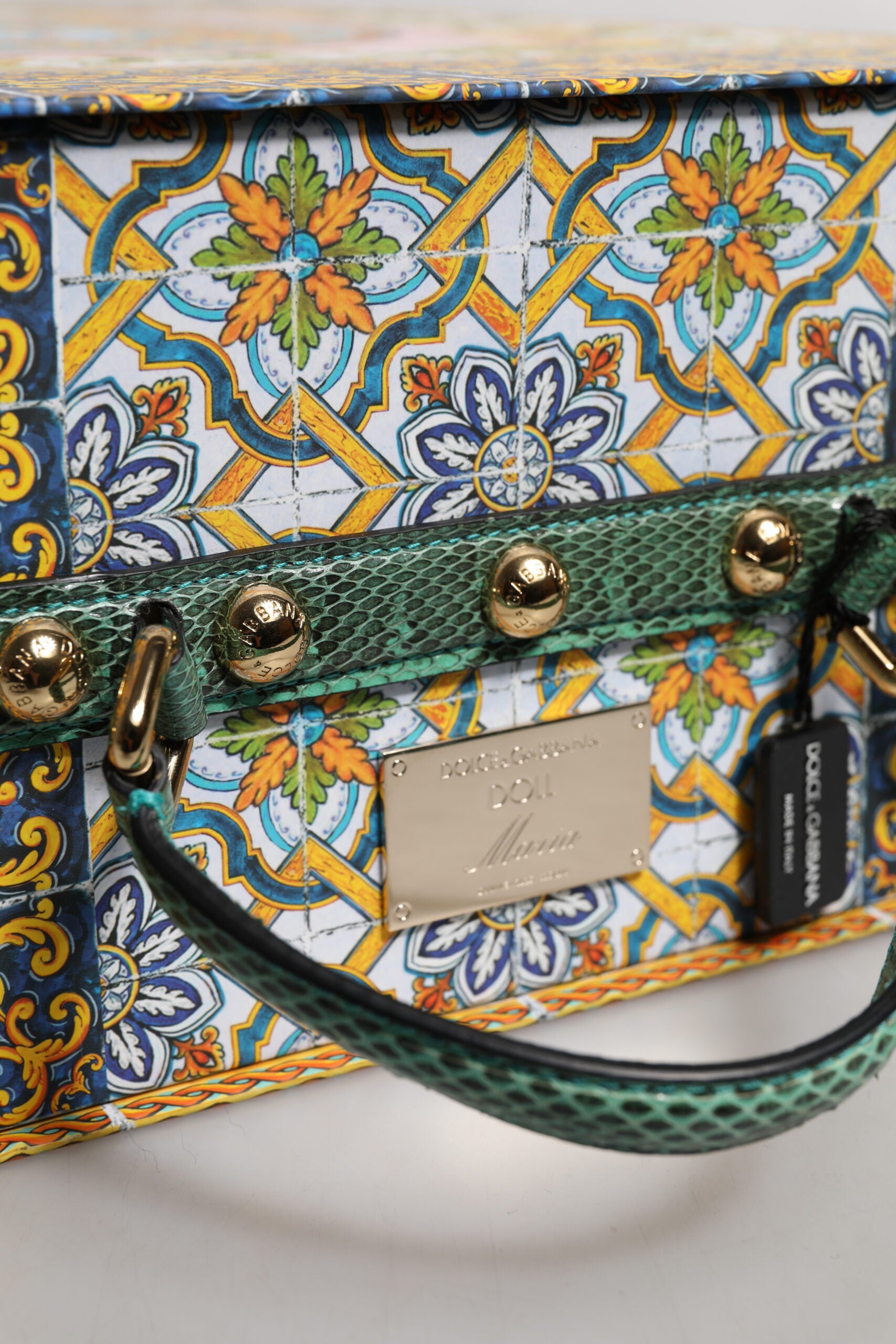 Black Dress Ceramic Porcelain Fashion Leather Sicily Dolls-Dolce & Gabbana-LabelTerrace.com