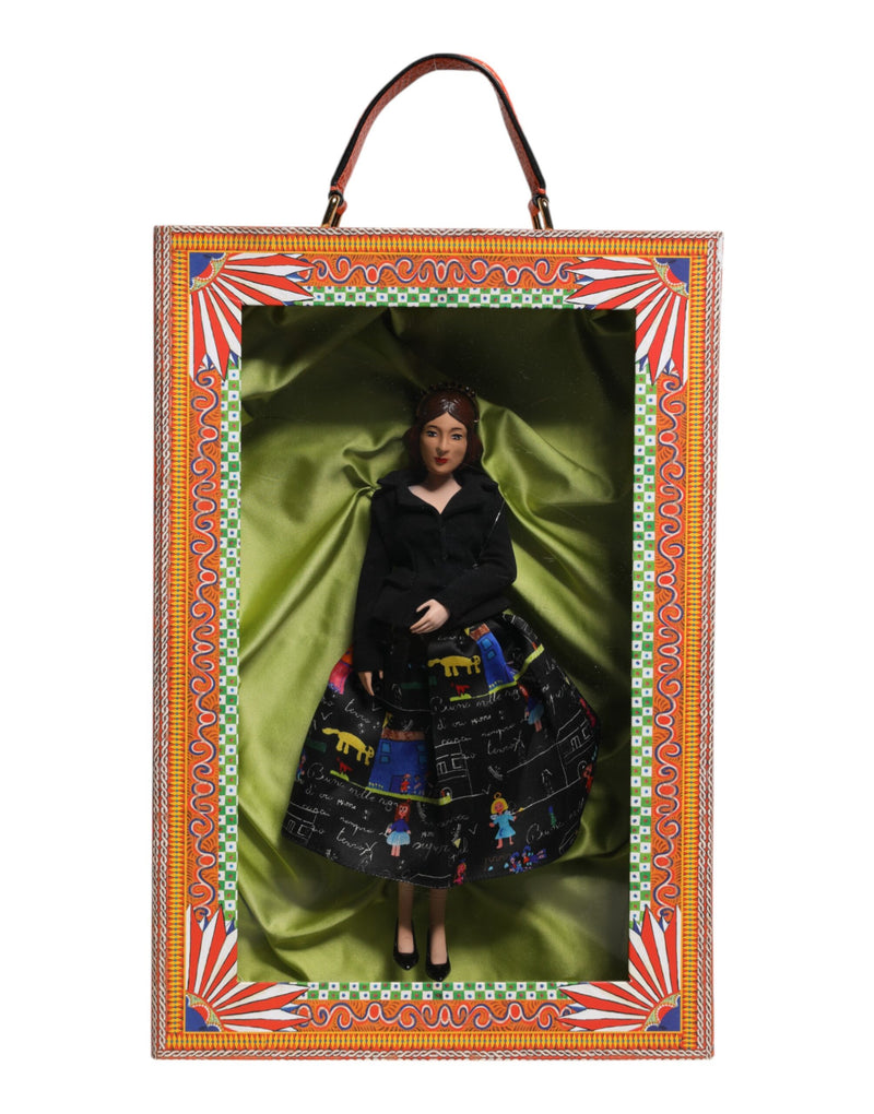 Black Dress Ceramic Porcelain Fashion Leather Sicily Dolls-Dolce & Gabbana-LabelTerrace.com