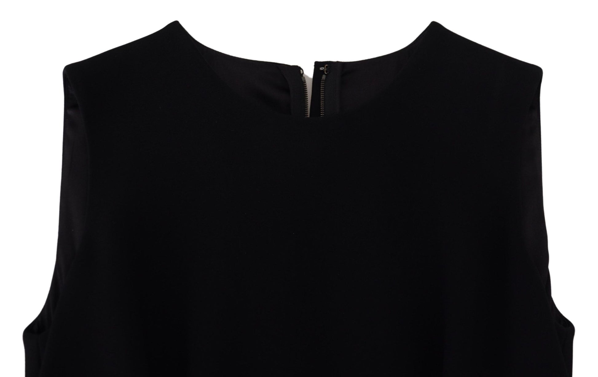 Black Dress Sheath Flare Viscose Dress