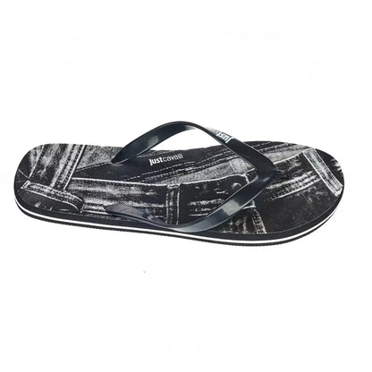 Black EVA Men Sandal-Just Cavalli-LabelTerrace.com
