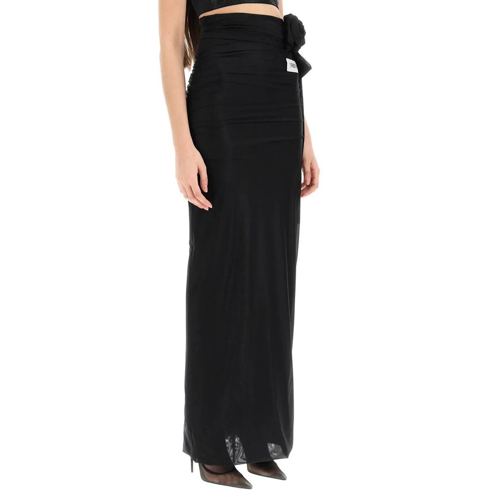 Dolce&Gabbana Jersey Stretch Maxi Skirt-Dolce & Gabbana-LabelTerrace.com