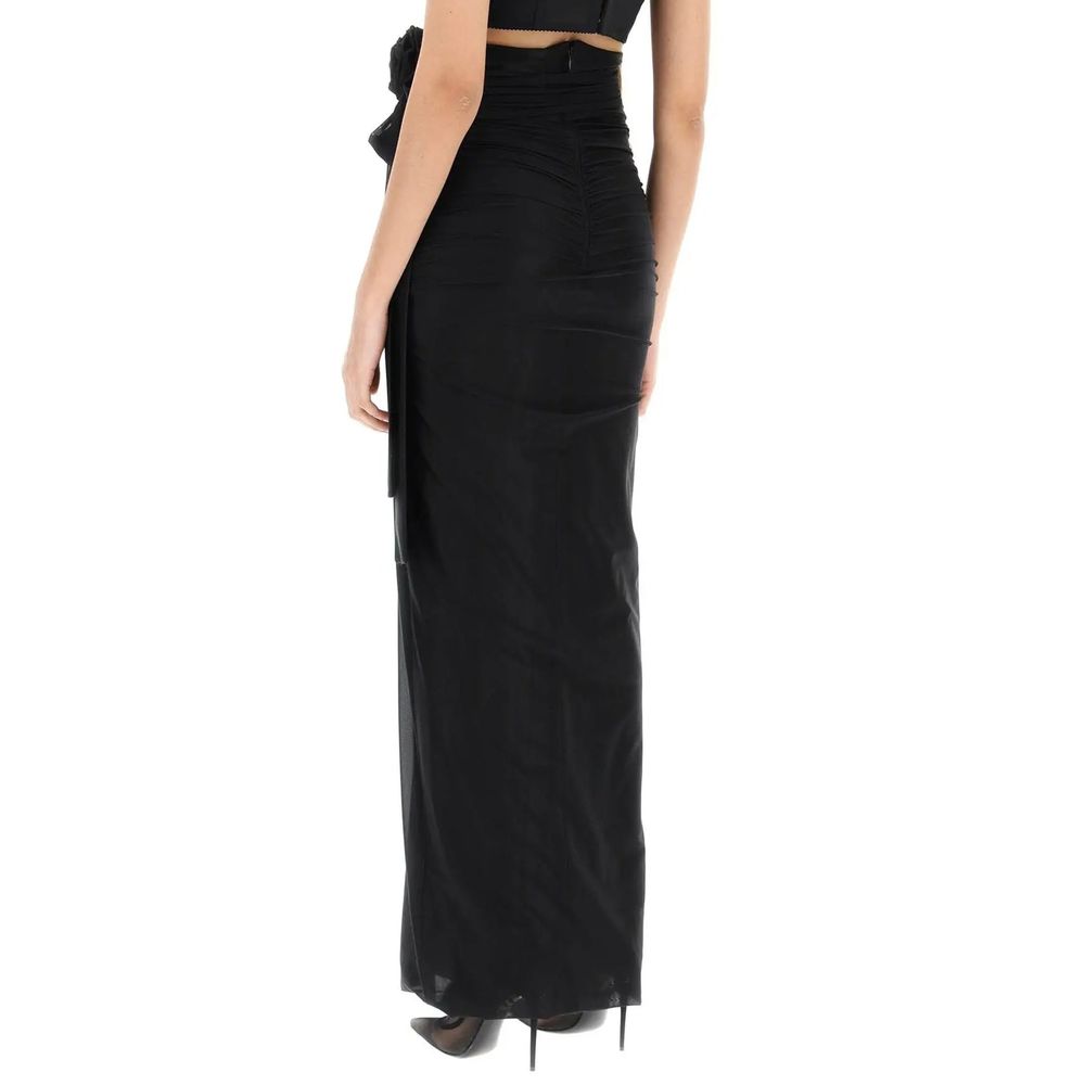 Dolce&Gabbana Jersey Stretch Maxi Skirt-Dolce & Gabbana-LabelTerrace.com
