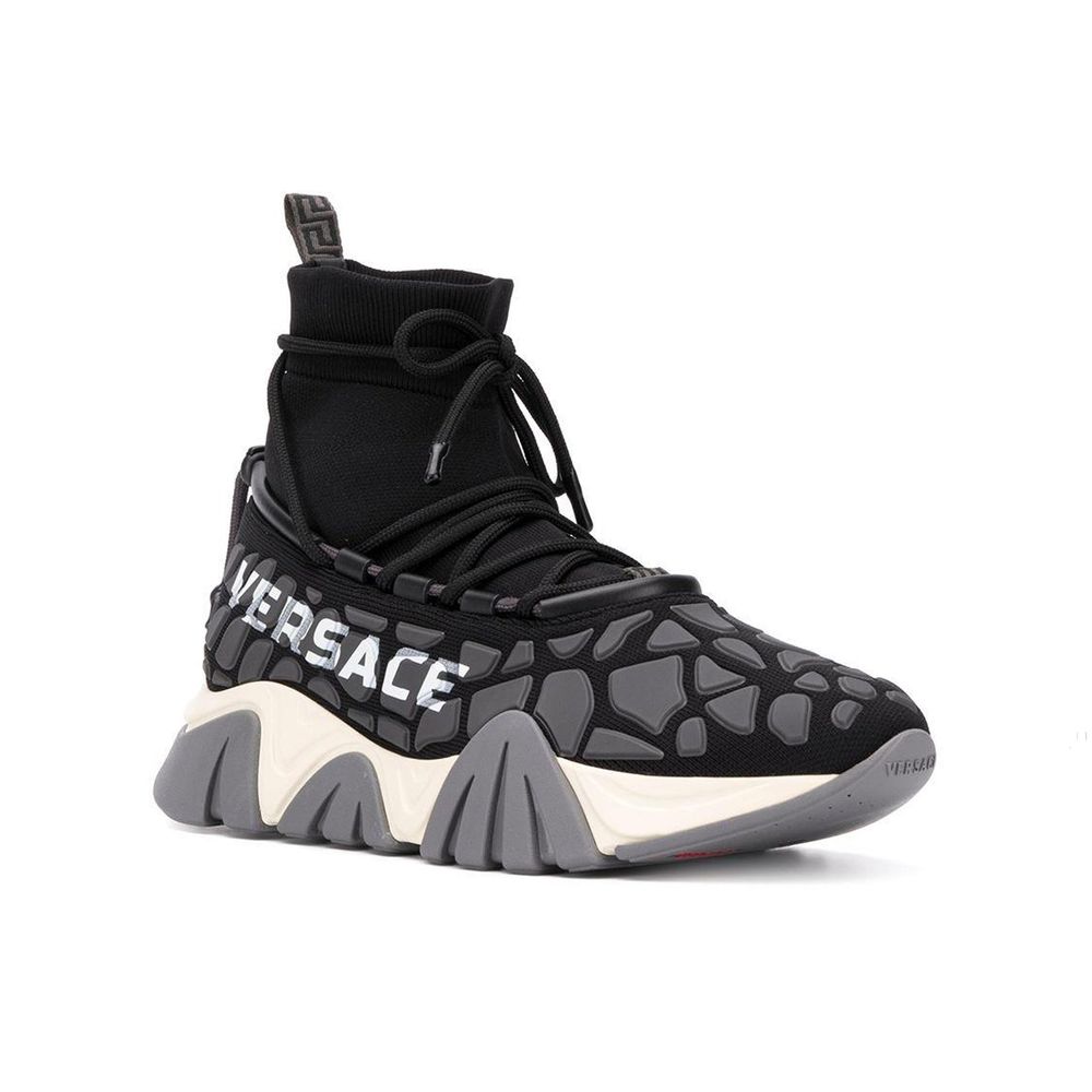 Squalo Drawstring Sneakers-Versace-LabelTerrace.com