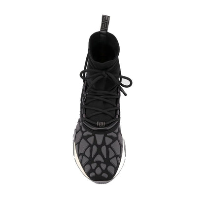Squalo Drawstring Sneakers-Versace-LabelTerrace.com