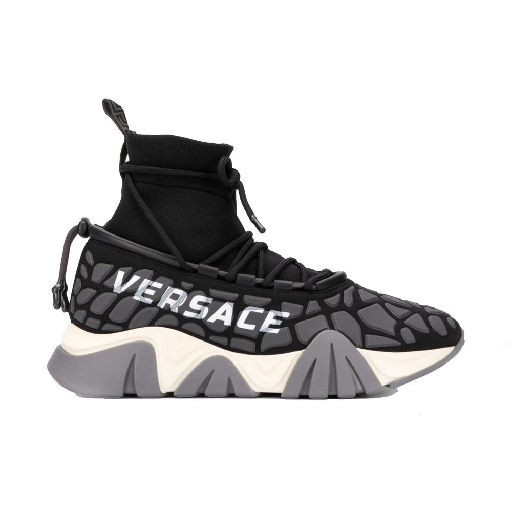 Squalo Drawstring Sneakers-Versace-LabelTerrace.com