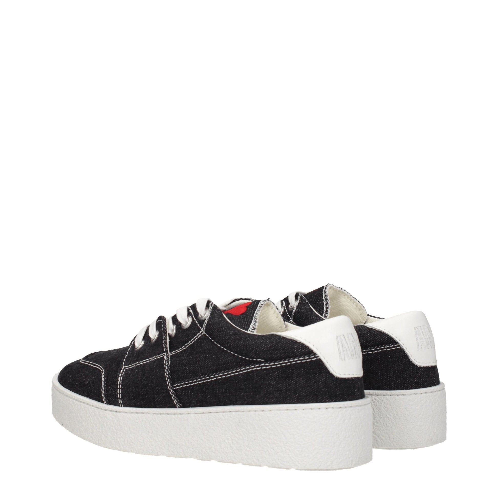 Black Fabric Low Top Sneakers-Ami Paris-LabelTerrace.com
