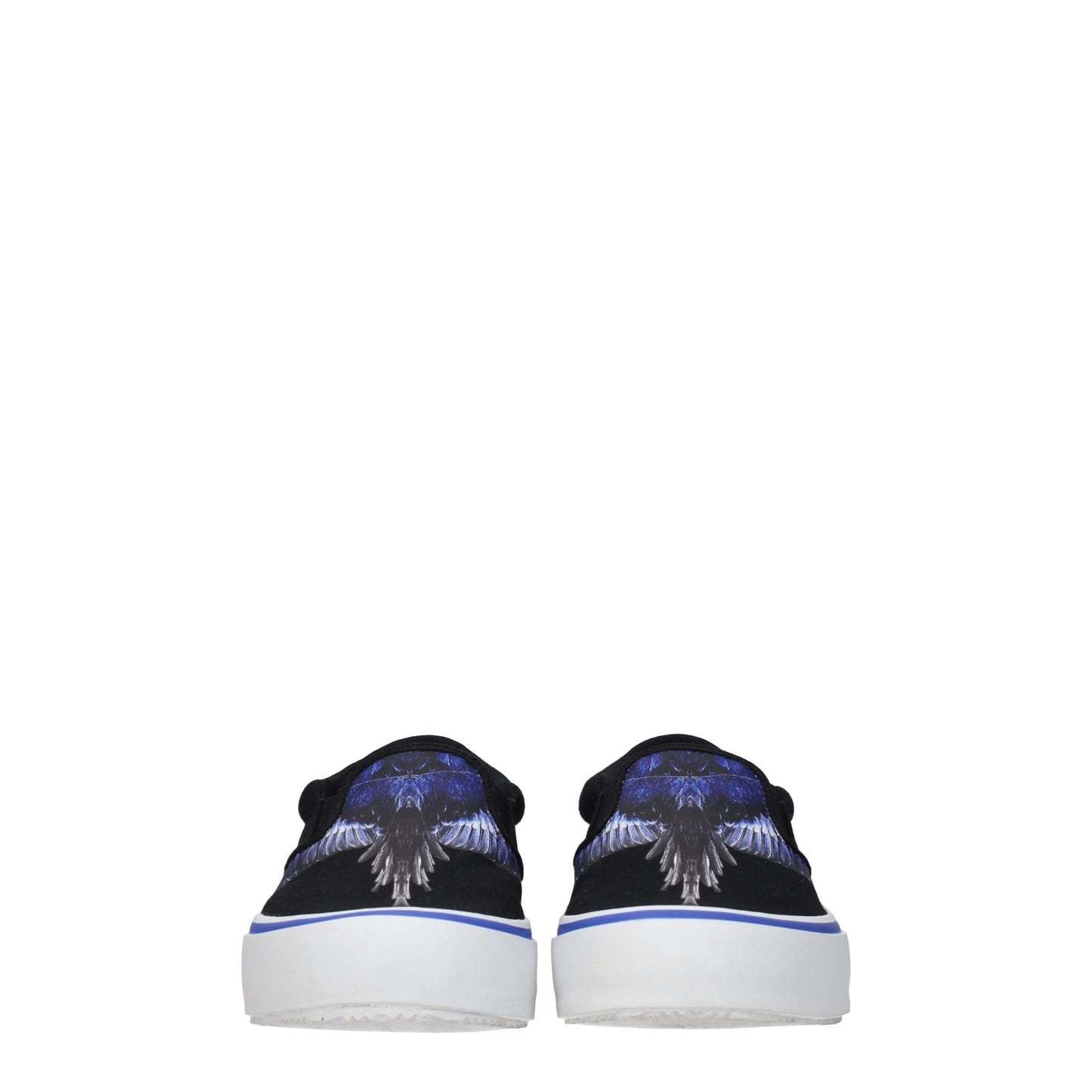 Black Fabric Slip-On Loafers-Marcelo Burlon-LabelTerrace.com