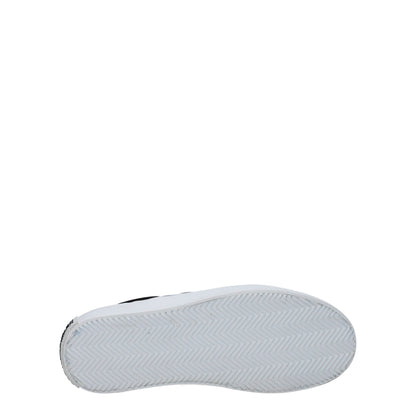 Black Fabric Slip-On Loafers-Marcelo Burlon-LabelTerrace.com