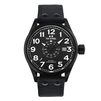 Black Fabric Sport Watch