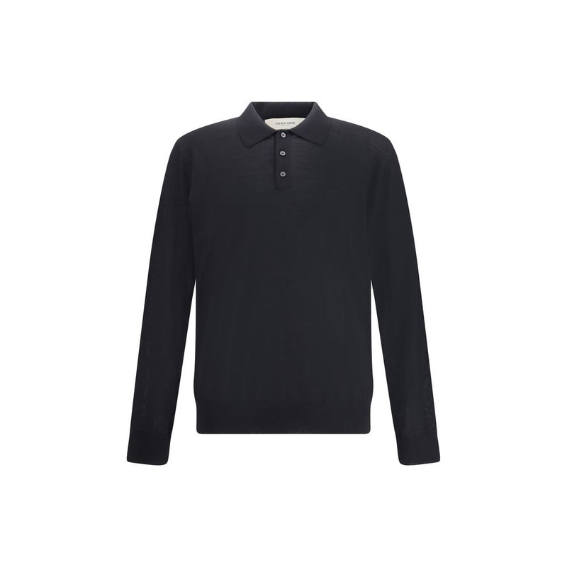 Black Fleece Wool Dress Shirt