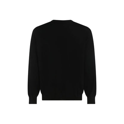 Black Fleece Wool Sweatshirt