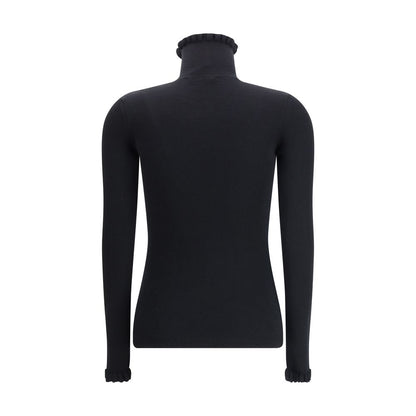 Black Fleece Wool Sweatshirt